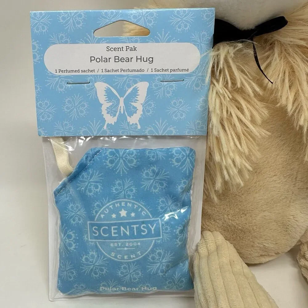 Scentsy Buddy Frilly the Fox Plush Stuffed Animal with New Scent Polar Bear Hug - Picture 3 of 12